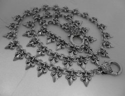 画像1: フレアチャーム　メタルウォレットチェーン