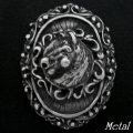 サラブレッド　メタルコンチョ　直径　40mm×30mm