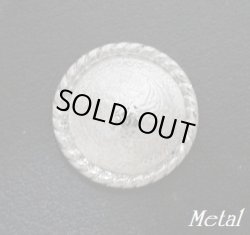 画像1: シルバーライン唐草ミニ　メタルコンチョ　直径　19mm 