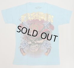 画像1: 【アウトレット】FashionカウボーイスカルプリントTシャツ　Ｍサイズ