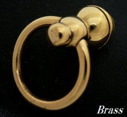 画像1: Brass丸カンベーシック　ドロップハンドル 
