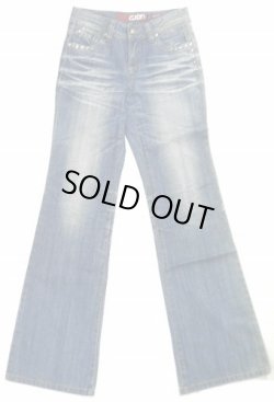 画像1: 【アウトレット】GJONスタッズ ジーンズ訳有品　26インチ ブーツカット