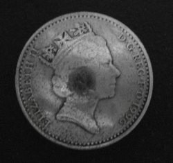 画像1: イギリス１０ペンスc　コインコンチョ直径24mm 