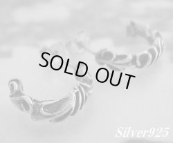 画像1: シルバーピアス　アラベスク