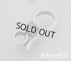 画像1: シルバー925製エンドパーツ　フック
