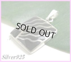 画像1: オニキス ミニプレートペンダント