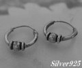 シルバーピアス　フーブ