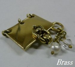 画像1: 手帳型ペンダント　開閉式