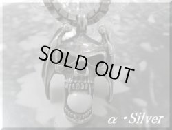 画像1: ホワイトハウライト　スカルデーモン　トップ