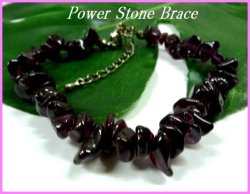 画像1: ガーネットさざれ　天然石ブレス