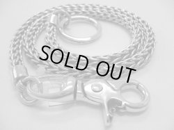 画像1: silverフォックステールウォレットチェーン