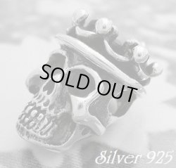 画像1: シークレットスカル　トップ ジルコニア