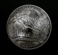アメリカコロラド州２５セントコインコンチョ　直径24mm