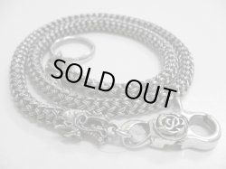 画像1: silver双頭龍ウォレットチェーン