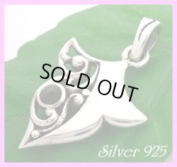 画像1: オニキス＆ターコイズ　リバーシブルペンダント