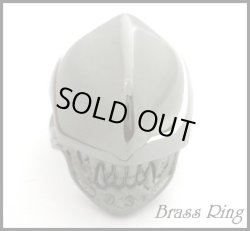 画像1: Brassエイリアンリング　ブラックロジウムコート