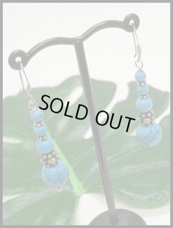 画像1: シルバーピアス　ターコイズI