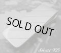 シルバー925ストライプマネークリップ