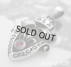 画像1: レッドジルコニア付きシールド　トップ