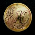 欧州連合(フランス)１０ユーロセントb　コインコンチョ　直径20mm