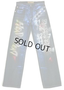 画像1: 【アウトレット】COMMASペイントジーンズtypeE訳有品　29インチ