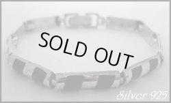 画像1: ストライプオニキス入りシリンダーブレス