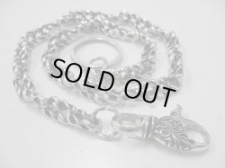 画像1: silverツイストロープウォレットチェーン