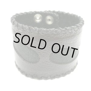 画像: 牛革レザーブレス　スティングレイmix