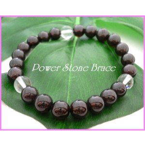 画像: ガーネット8mm 天然石ブレス サイズS/M/L