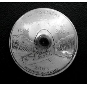 画像: アメリカミズーリ州２５セント　コインコンチョ　直径24mm