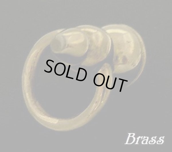 画像1: Brass丸カン ドロップハンドル