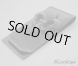 画像: ステンレス製マネークリップ　百合の紋章