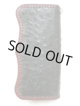 画像: 牛革×オーストリッチ　レザーウォレット