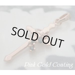 画像: ピンクゴールドコートシルバーペンダント