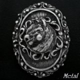 画像: サラブレッド　メタルコンチョ　直径　40mm×30mm