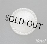 画像: シルバーライン唐草ミニ　メタルコンチョ　直径　19mm 