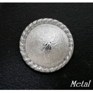 画像: シルバーライン唐草ミニ　メタルコンチョ　直径　19mm 