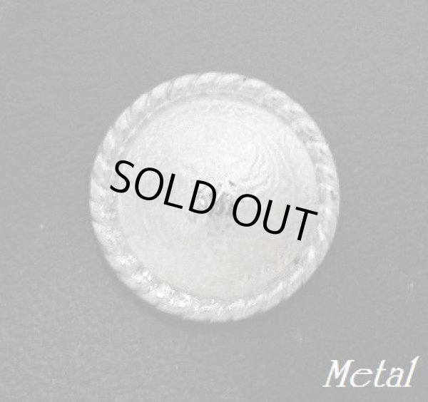 画像1: シルバーライン唐草ミニ　メタルコンチョ　直径　19mm 