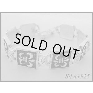 画像: スクエア百合紋章ブレス