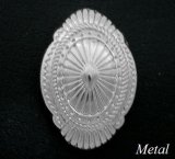 画像: シールドメタルコンチョ　直径　29mm×19mm