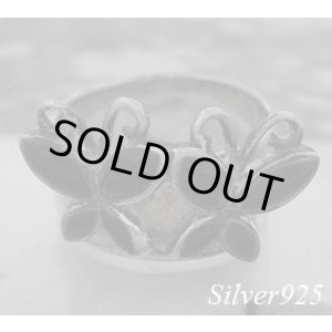 画像: オニキス　ちょうちょリング