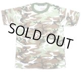 画像: 【アウトレット】ComodoViento迷彩プリントTシャツ　ライトグリーン　Sサイズ