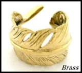 画像: Brassネイティブフェザーリング　フリーサイズ
