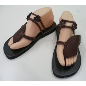 画像: 【アウトレット】牛革レザーサンダルtypeI サイズ24.5-25.0