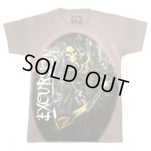 画像: 【アウトレット】EXCURSION死神スカルプリントTシャツ　Ｍサイズ