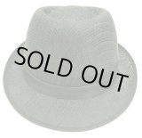 画像: メッシュストローハット　ブラック