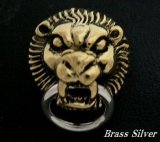 画像: Brass×Silver925ライオン ドロップハンドル 