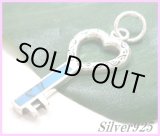 画像: ターコイズ　ハートキーペンダント