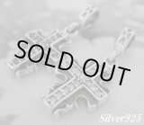 画像: ジルコニア付クロス　ペアペンダント