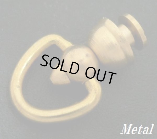 画像1: 合金Ｄカン ドロップハンドル　真鍮色